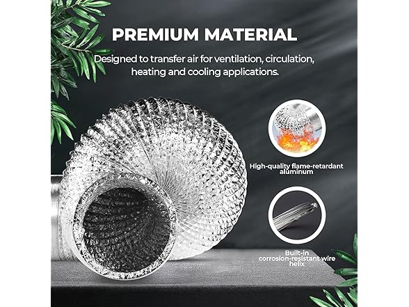 Simple Deluxe 14 Inch 25 Feet Ducting