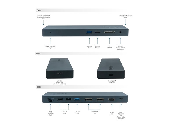 VT2500 Triple Display USB-C Docking Station