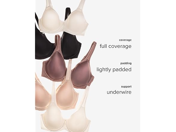 Wacoal (42D) Womens Basic Beauty Padded Bra