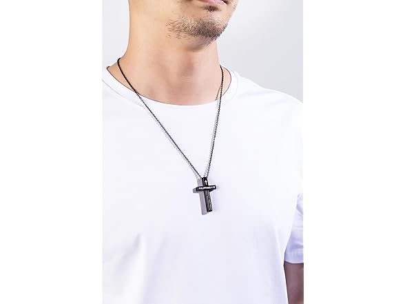 FUNPAR Black Cross Pendant