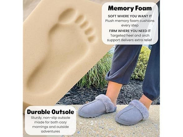 Dearfoams Women's Suede  Helena Slipper 6