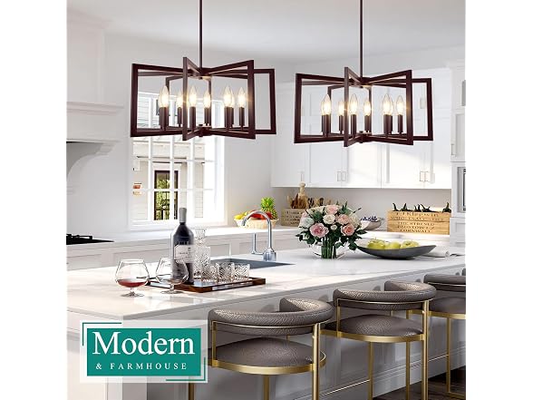 Bairth B0FM34B79T Oil-Rubbed Bronze Kitchen Chandelier