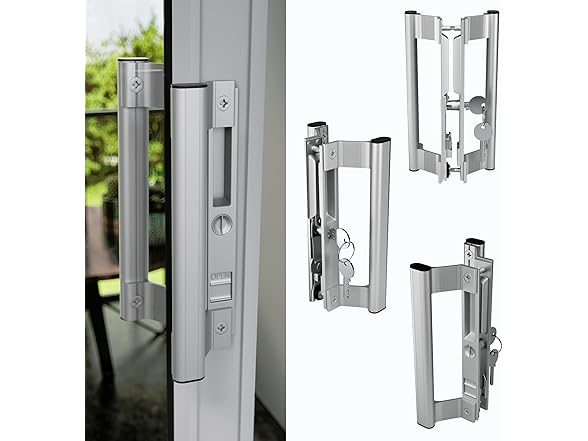 Sliding Glass Door Replacement with Handles on Both Sides