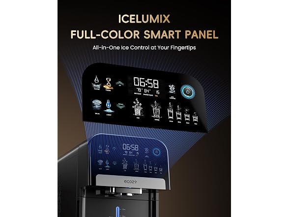 ecozy Smart Nugget Ice Maker Dispenser