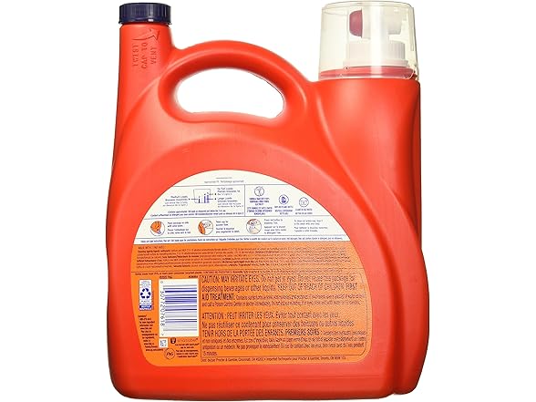 Tide He Laundry Detergent, Original Scent, 100 Loads