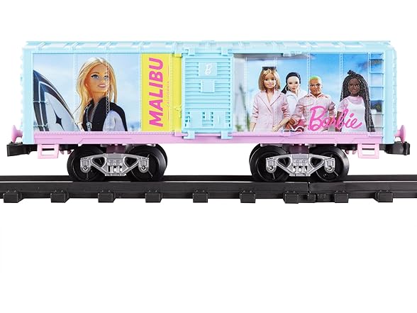 Mattel Barbie Battery Gauge Toy Train Set with Remote