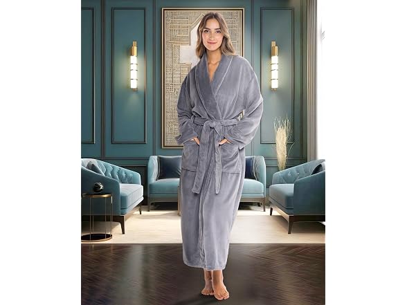 Alexander Del Rossa Women (XL) Plush Fleece Rob #2