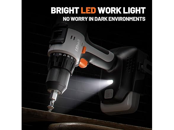 LiTHELi 20V Cordless Drill Driver