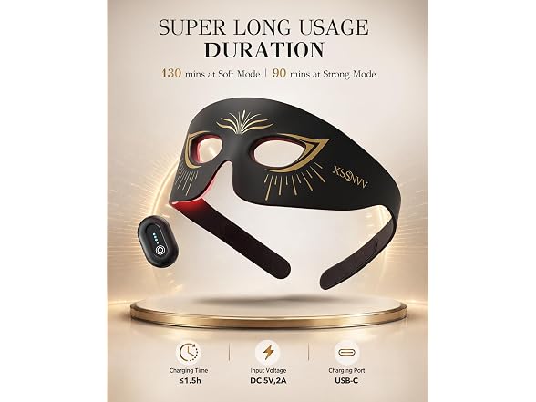 Red Light Therapy Under-Eye Mask