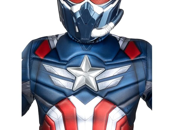 MARVEL Captain America Official Youth Costume, L (12-14)