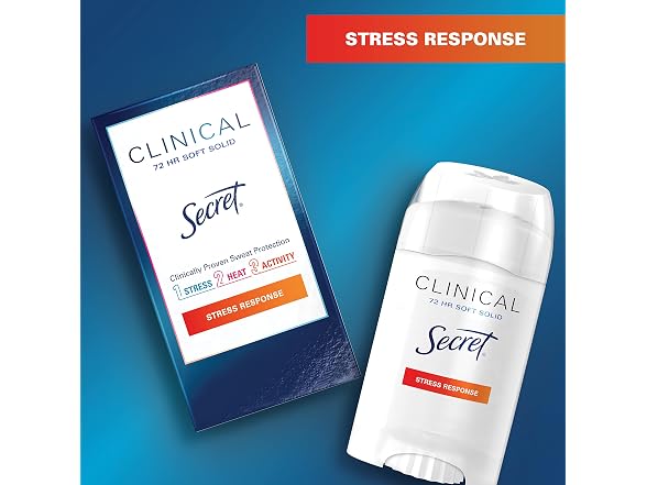 Secret Clinical Strength Deodorant 1.6oz 3pk