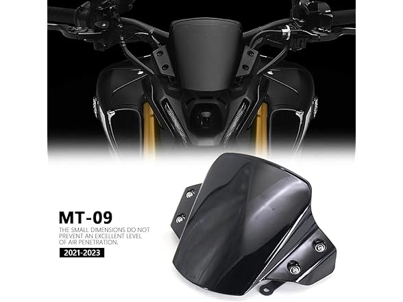 Motorcycle Acrylic Windshield for MT-09 2021-2023 