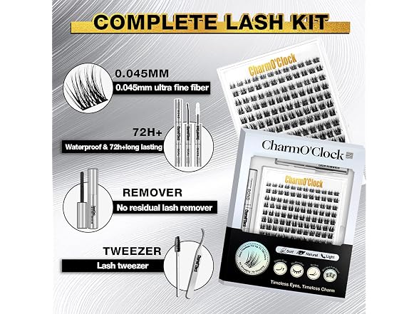 CharmO'clock NS4210028 lash clusters kit