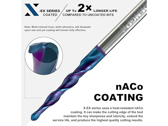 XDENGP Spiral Tapered Ball Nose Spiral