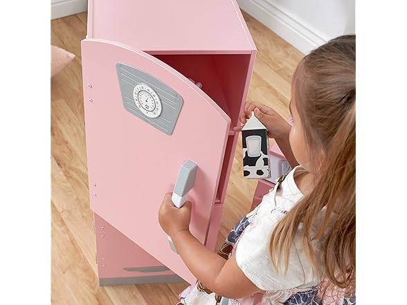 KidKraft Retro Wooden Play Kitchen and Refrigerator Set