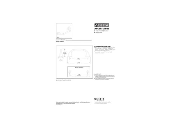 Delta Faucet 79250 Addison Pivoting Toilet Paper Holder