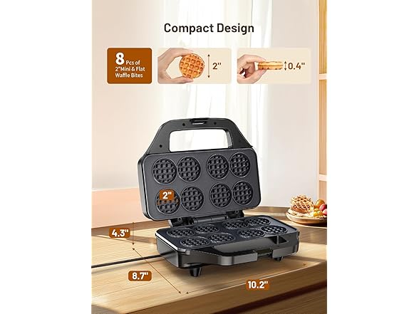 Mini Waffle Maker Machine