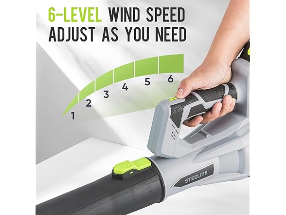 STEELITE 21V Cordless Leaf Blower | 2 Batteries