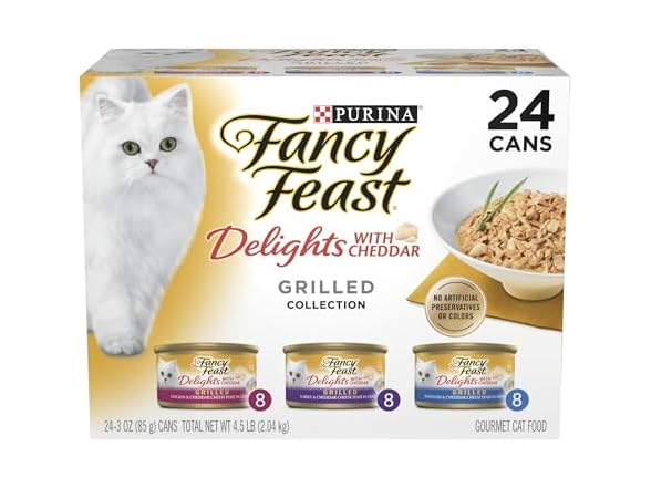 24PK Purina Fancy Feast Delights Variety Pack