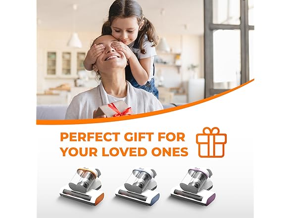Rosewill UV Mattress Vacuum Orange