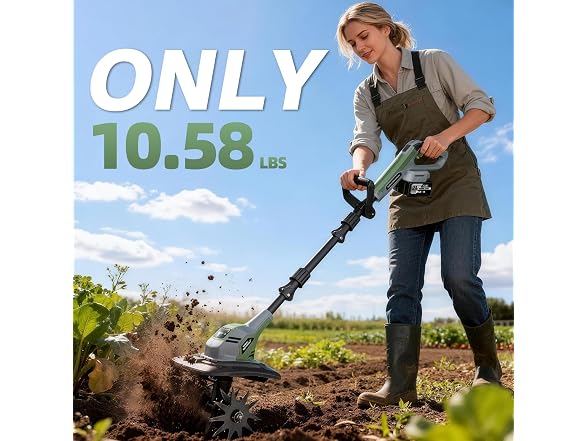EnduTools Cordless Garden Tiller