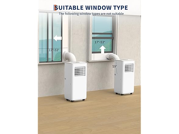Vossfamul 10,000 BTU 450sqft  Portable AC