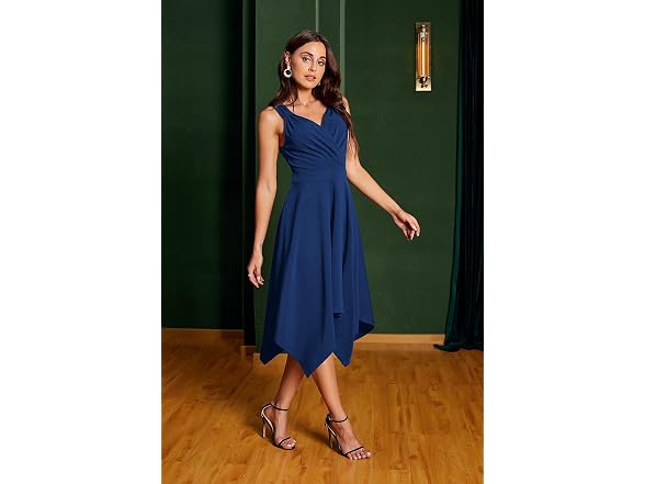 Zaful Women (S) V Neck Sleeveless Dresses Dress