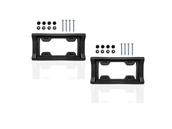 Zone Tech Mounting Protector License Plates, 2Pk