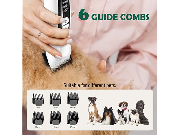 Petopia Dog Clippers for Grooming - Cordless