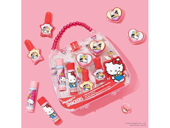 Lip Smacker Hello Kitty Nail and Lip Balm Tote