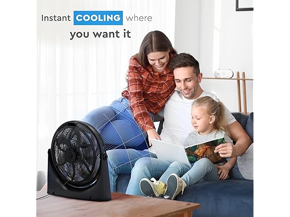 Comfort Zone PowrCurve High Velocity Floor Fan