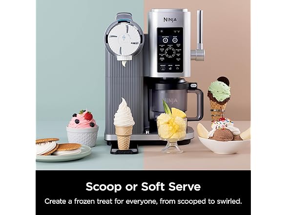(NEW!) Ninja CREAMi Scoop & Swirl Ice Cream Maker