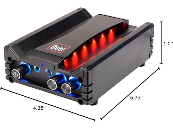 Dual Electronics DBTMA100 Black Micro 2 Channel Class-D Amplifier