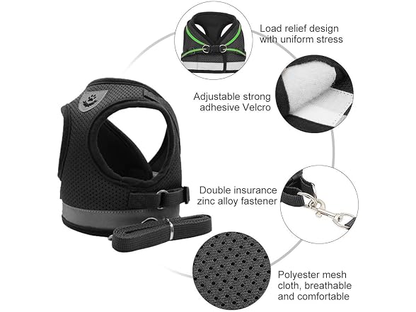 CHOKE FREE REFLECTIVE STEP IN ULTRA HARNESS