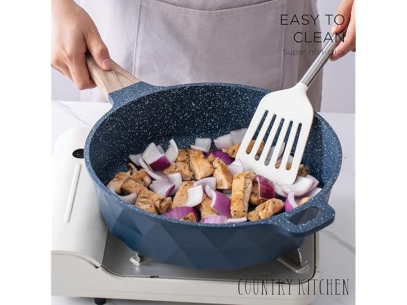 11-Piece Non-Stick Cast Aluminum Cookware Set