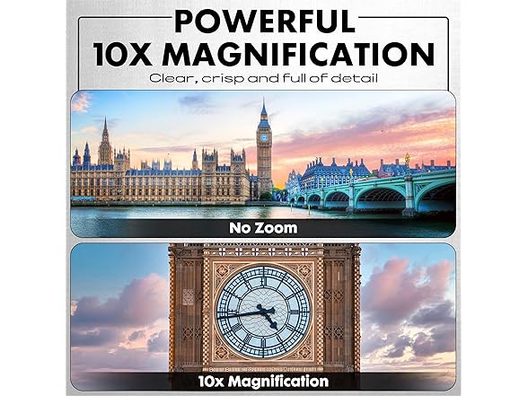 Minolta 10x25 Digital Night Vision Monocular w/Built-in 4K HD Video Camera (Gray)