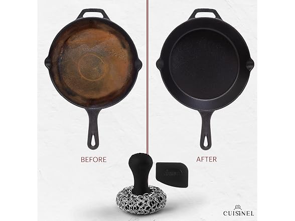 Cuisinel Cast Iron Chainmail Scrubber
