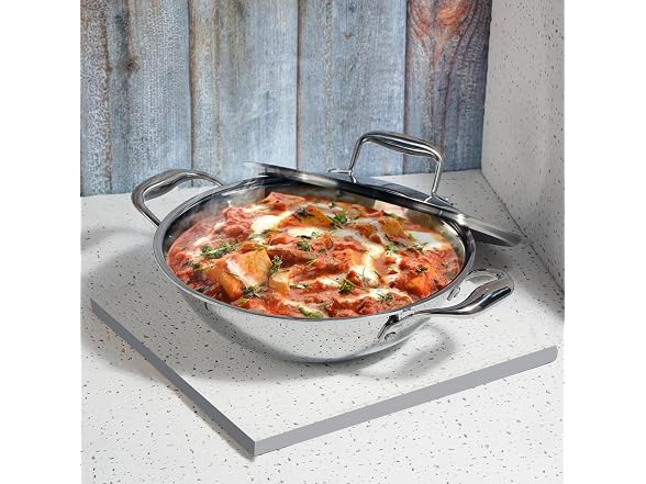 Vinod Platinum Triply Stainless Steel Quarts)