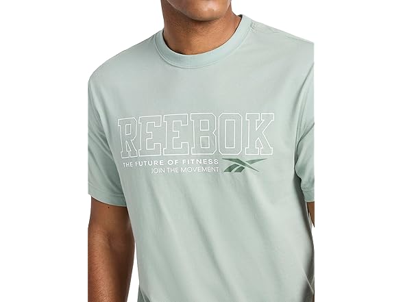 Reebok Men's Short Sleeve Graphic Crewneck T-Shirt