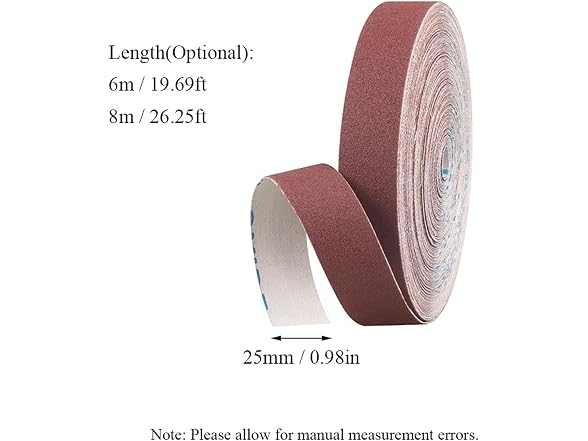 Begot CON-75 Abrasive Sandpaper Rolls