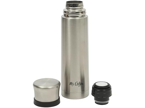 Mr. Coffee Silverleaf 23 oz SS Thermal Bottle