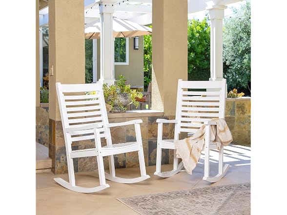 Shine Company 4337WT-142, Set of Rocking Chairs