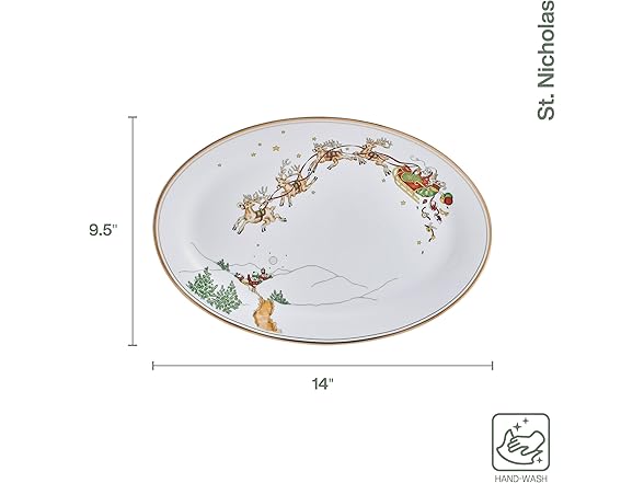 Fitz and Floyd 14" Holiday Platter