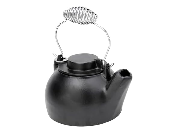 Blue-Black Enameled Humidifying Kettle