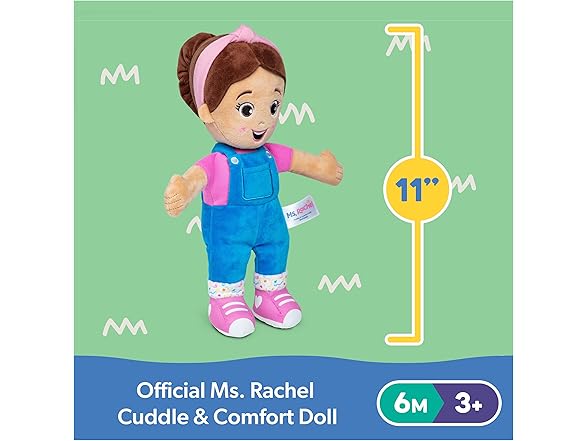 Ms. Rachel Cuddle & Comfort Plush Doll