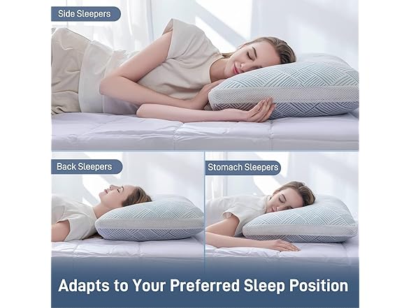 Cotelovo Memory Foam Pillows, 2 Pack