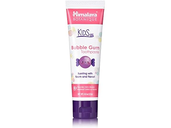 Himalaya Botanique Kids Toothpaste, Bubble Gum
