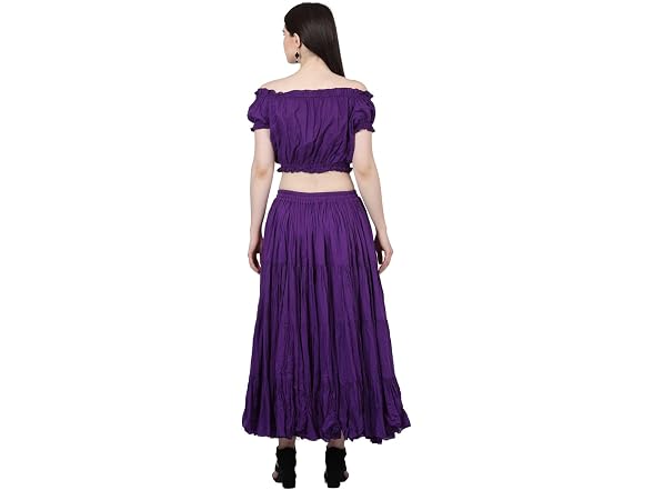 Wevez Women (0X-3X) Women's Maxi Skirt Gypsy Skirt