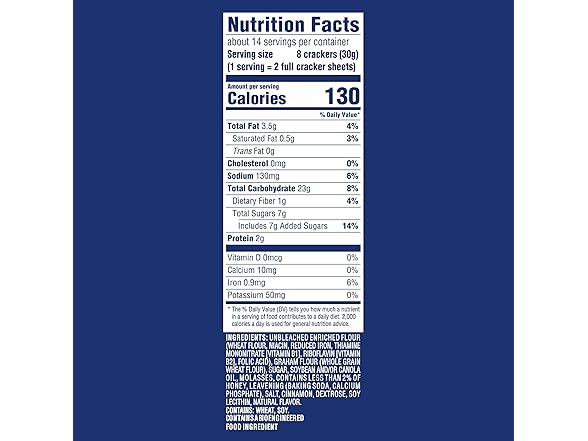 Honey Maid Cinnamon Graham Crackers, 14.4 oz