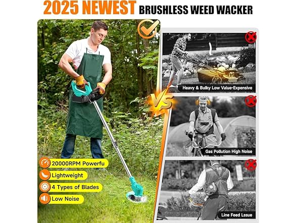 Generic GAR-28 21V Cordless Weed Wacker Trimmer